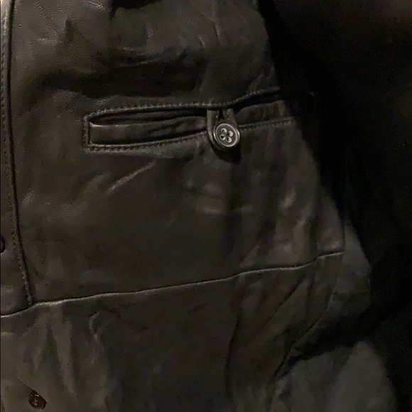 Theory men’s 100% washed leather sports coat NWT - Picture 7 of 16